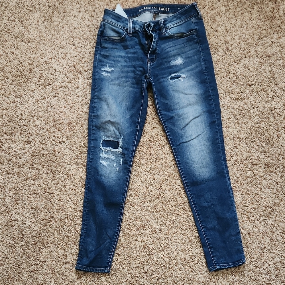 American Eagle Outfitters Women's Blue Jeans